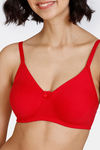 Zivame Beautiful Basics Double Layered Non Wired 3/4th Coverage T-Shirt Bra - Ski Patrol — thumbnail 4